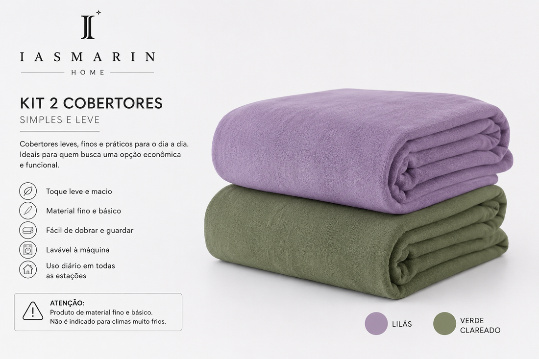 Kit 2 Cobertores